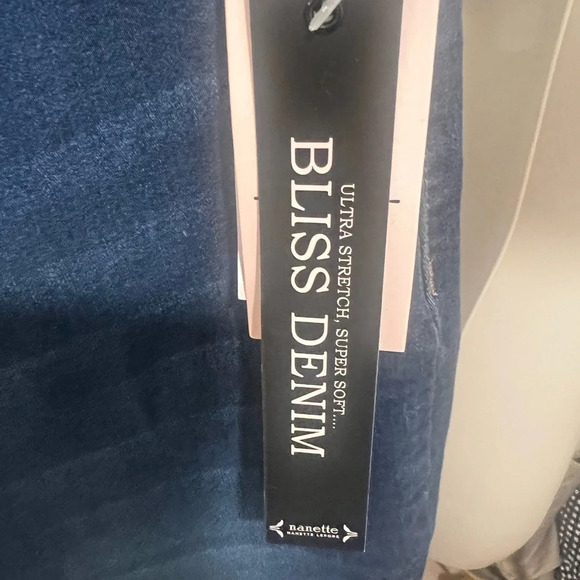 Nanette Lepore size 14 jeans new with tags bliss denim super soft - Picture 3 of 4
